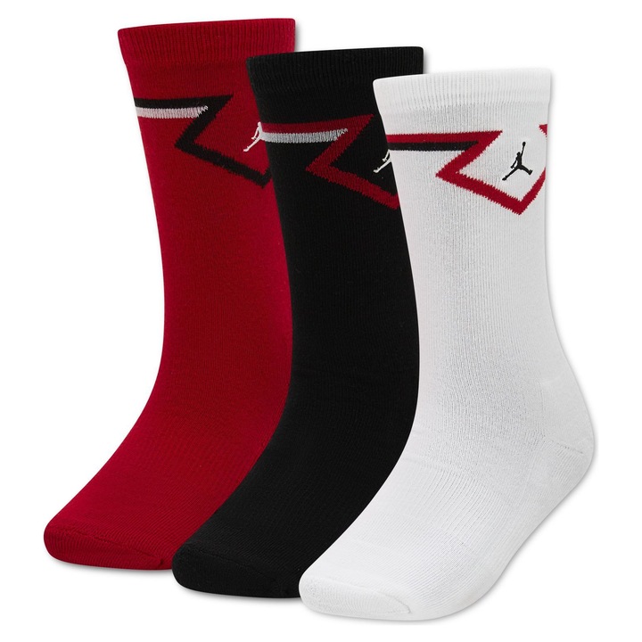 Чорапи Nike Jhn Jordan Diamond 3pk Crew BJ0832R78 Деца Многоцветни 07-09 ГОДИНИ