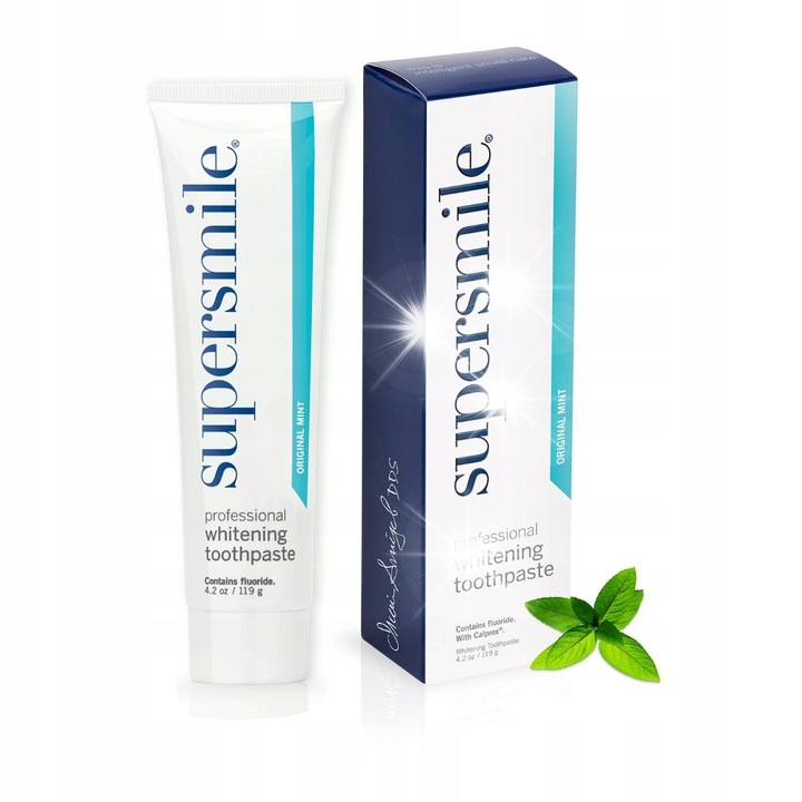 Supersmile Original Mentolos fogkrém 40 ml, fehérítő, szuvasodás elleni védelem