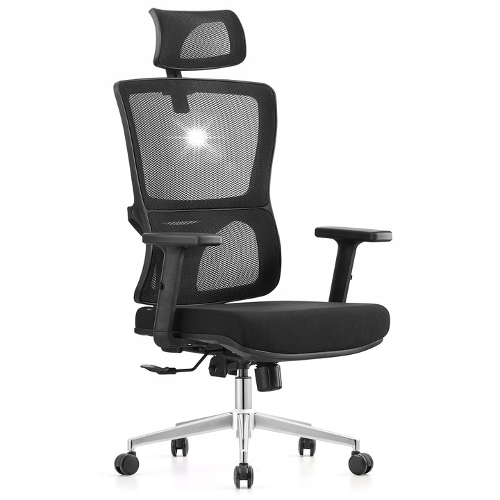 Cobra HF700BK irodai szék, fekete, ergonomikus kialakítás