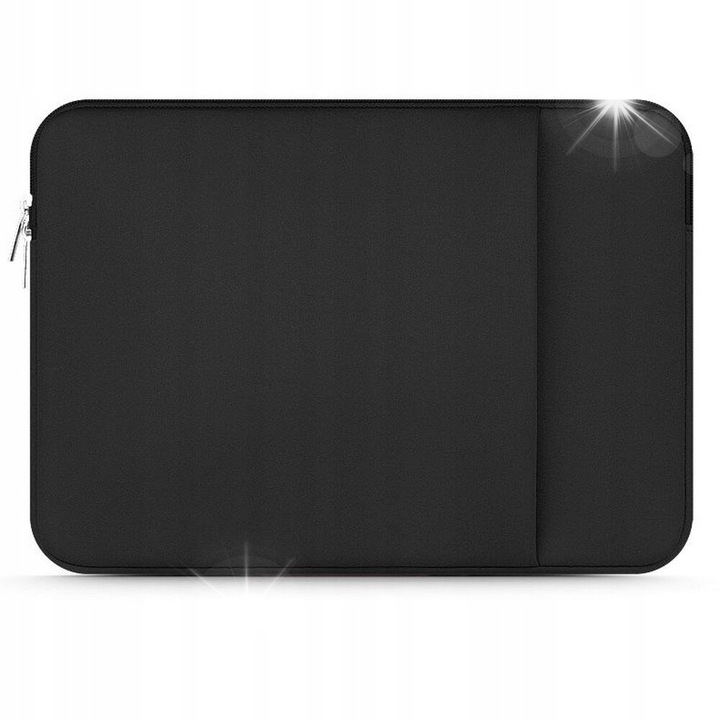 Etui laptop neopren 13 inch, Tech-Protect, negru, impermeabil, protectie impotriva socurilor