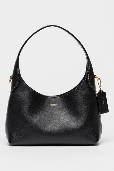 COACH, Brooklyn bőr válltáska, Fekete