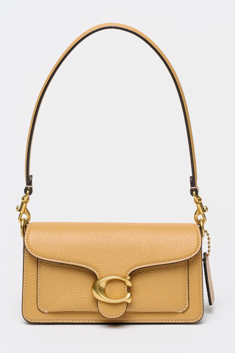 COACH, Tabby keresztpántos bőrtáska, Mustársárga