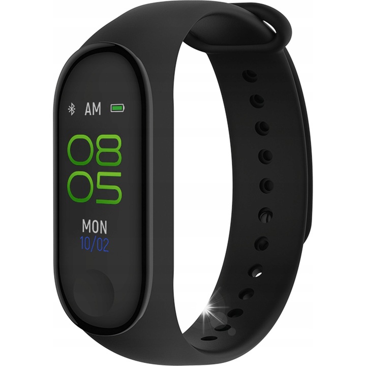 Bratara fitness Forever SB-50, roz, functii sport, autonomie 10 zile