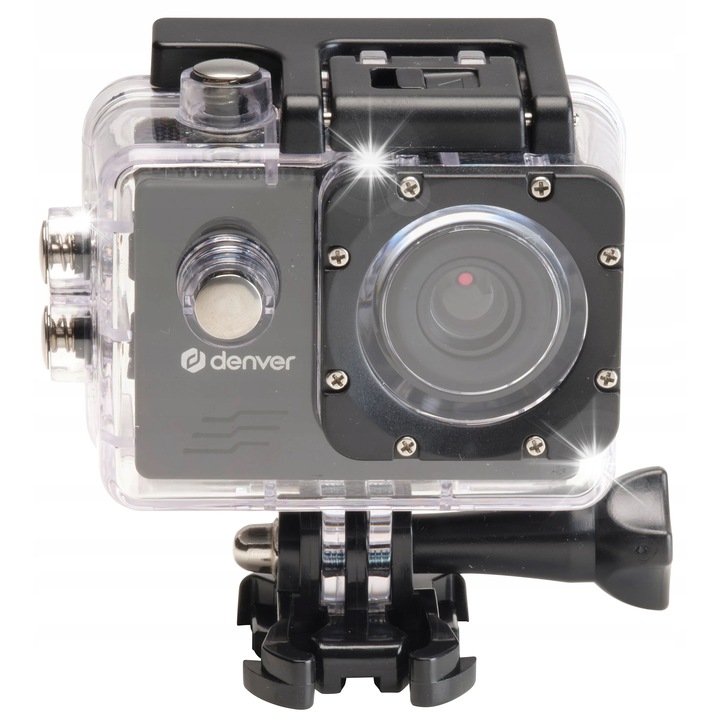 Camera sport Denver ACT-324, HD 1280x720, 30fps, waterproof, negru, 2"