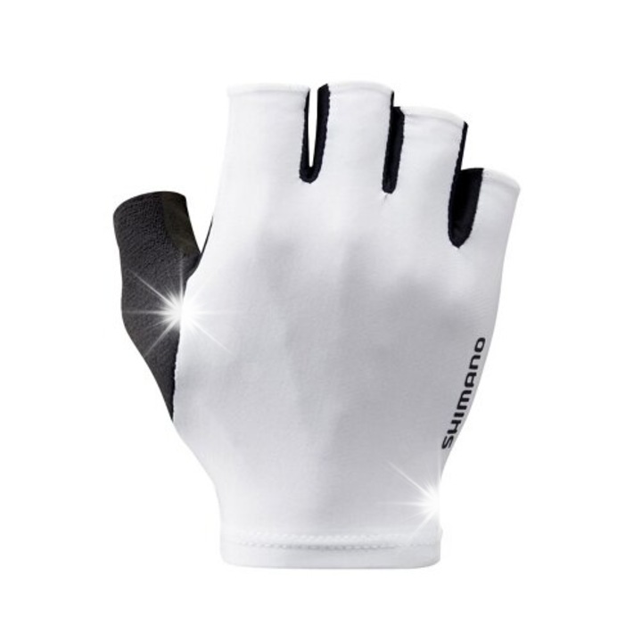 Shimano Escape sportkesztyű, XXL, fekete-fehér, MTB, országúti és trekking kerékpározáshoz, ujjatlan