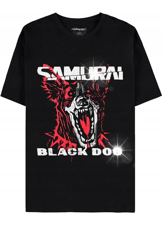 Férfi póló, Difuzed, Cyberpunk 2077, fekete, pamut, XL INTL