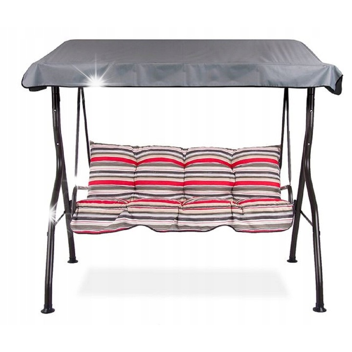 Сенник за люлка PATIO Kate / Luna, полиестер, водоустойчив, сив, 202x122см