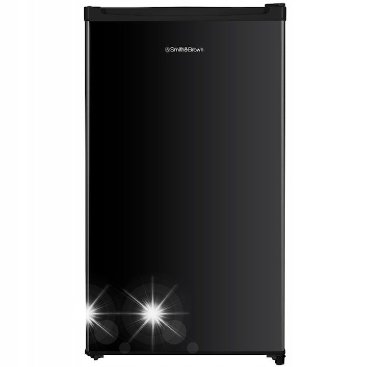 Frigider Smith&Brown, 90L, mecanic, LED, argintiu, 85x48x45cm