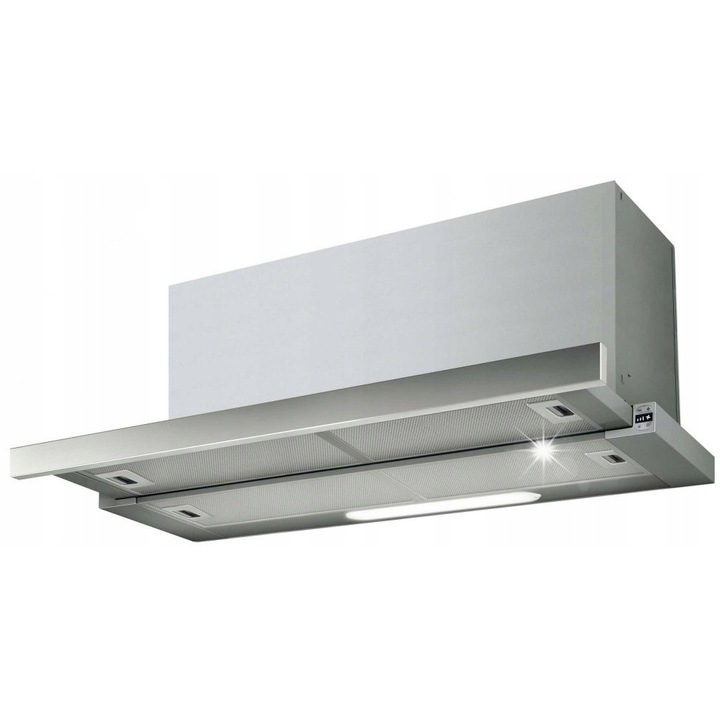 Аспиратор Elica Elite 35 Grix, 60см, сребрист, 640м3/ч, 63dB, комплект с алуминиев филтър