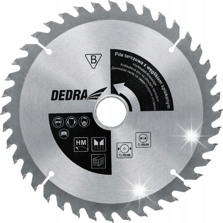DEDRA H31580 fűrészlap fához, 80 fog, 315x30mm, volfrámkarbiddal
