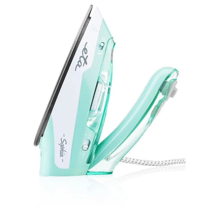 Fier de calcat calatorie ETA Sophia 127190000, ceramica, 1100W, abur 50g/min, 80ml, 19,5x13x9cm
