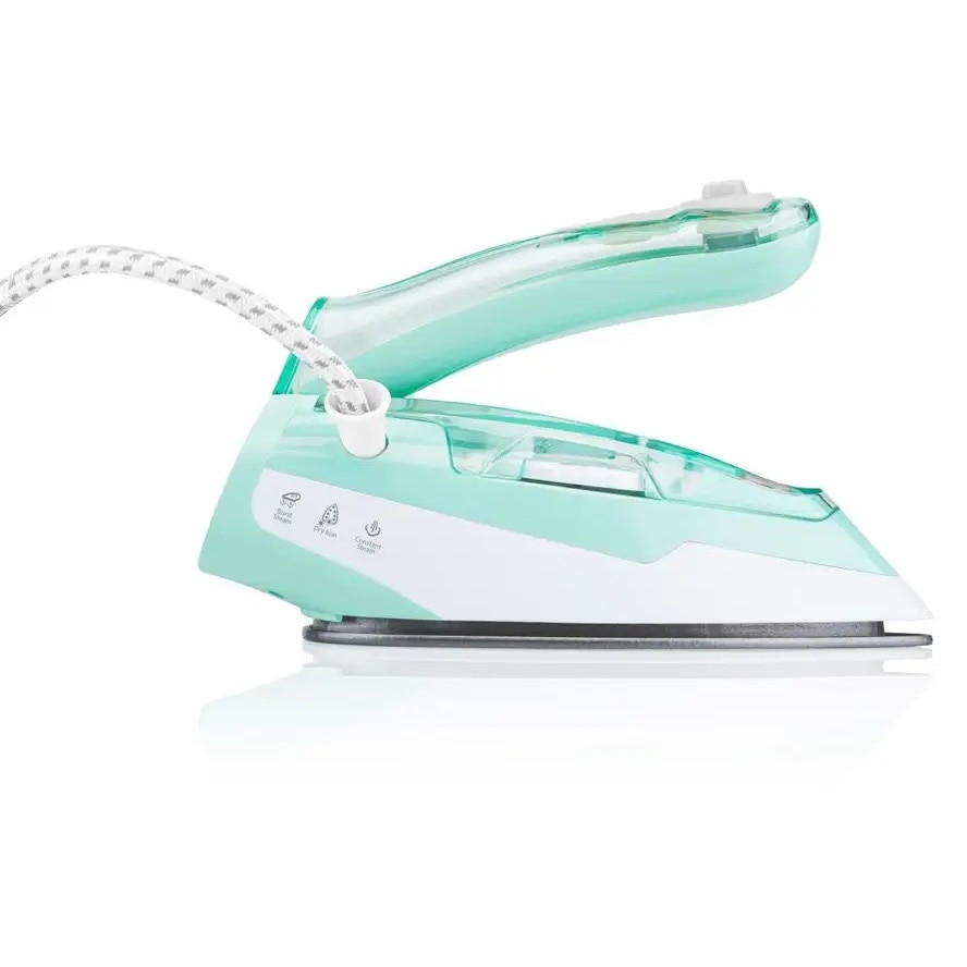 Fier de calcat calatorie ETA Sophia 127190000, ceramica, 1100W, abur 50g/min, 80ml, 19,5x13x9cm