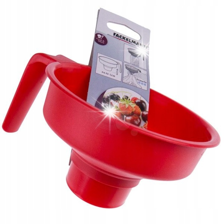 Цедка Fackelmann, лека, лесна за почистване, червена