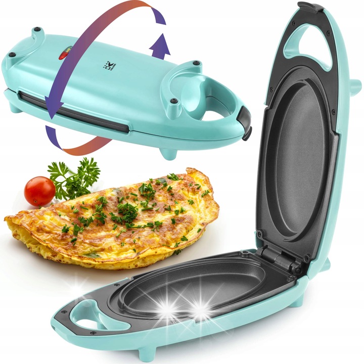 Тиган за омлети Kalorik, овален, незалепващ, син, 32x12x9.5cm