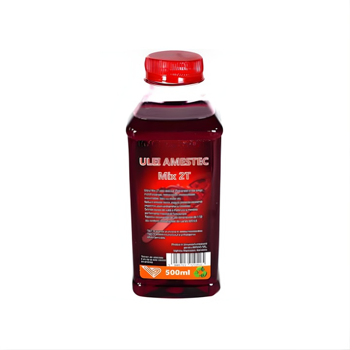 Ulei 2T Blasko Rosu 500ml – Protectie Motor, Ardere Curata, Pentru Drujba, Motocoasa, Motoare 2 Timpi