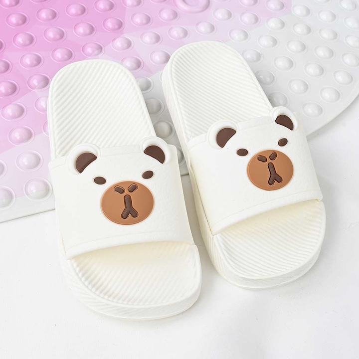 Papuci de Copii,Din PVC,PC08, Alb