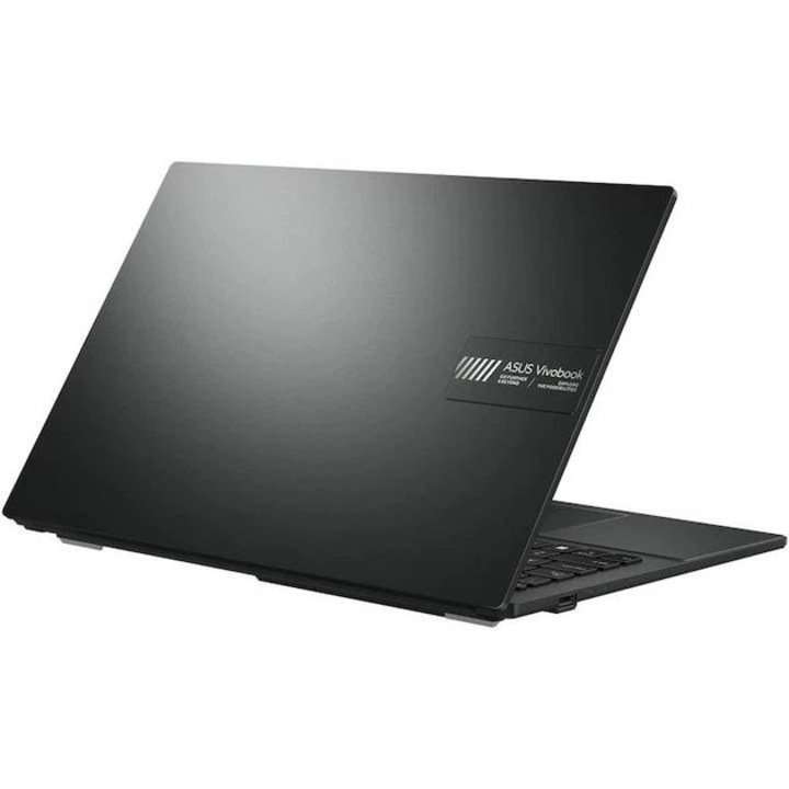 Laptop Asus Vivobook Go 15 E1504FA-BQ2876, 15.6 inch 1920 x 1080, AMD Ryzen 3 - 7320U 4 C / 8 T, 2.4 GHz - 4.1 GHz, 2 MB 4 MB cache, 8 GB LPDDR5x, 512 GB SSD, AMD Radeon 610M, Windows 11 Home, Tastatura English, Negru