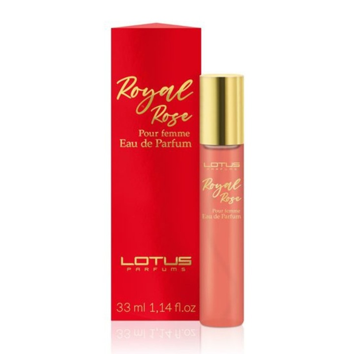 Apa de parfum, LOTUS, Royal Rose Travel, Femei, 33 ml