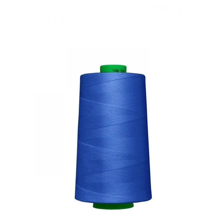 Ata de cusut finete 80, con 5000 m, pentru imbracaminte usoara si grea, 100% poliester Talia Ariadna, albastru cobalt