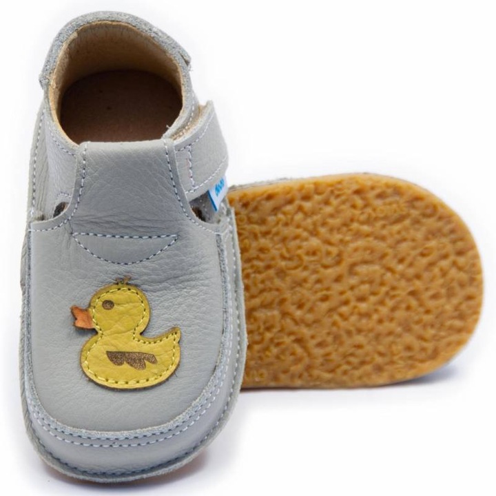 Dodo Shoes gyerekcipo, bor, rugalmas talp, szurke, 20-as meret, Szürke