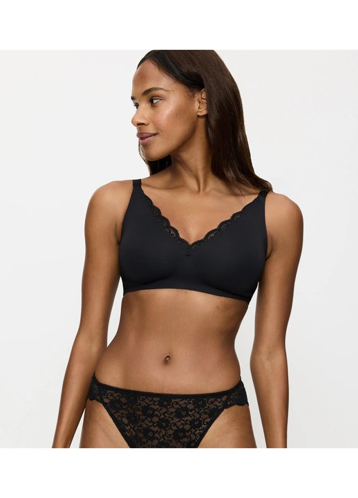Сутиен Triumph, намаляващ бюста, черен, LYCRA, без банели