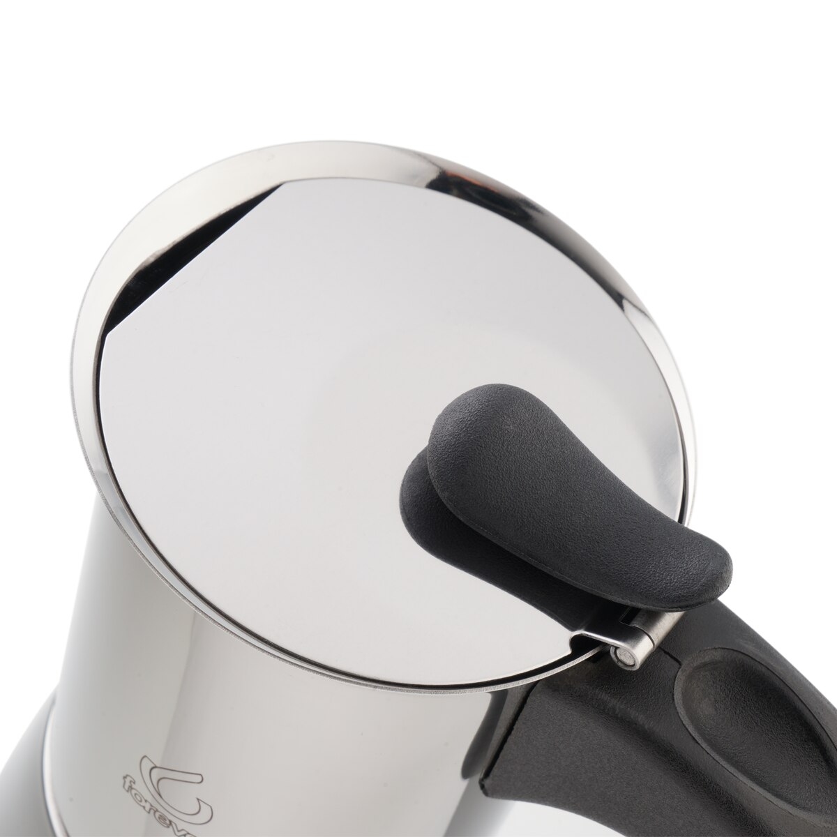Espressor pentru aragaz Forever Moka Pot cu inductie Miss Splendy 4 cupe - Otel Inoxidabil