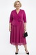 Rochie fuchsia cu trandafir