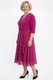 Rochie fuchsia cu trandafir