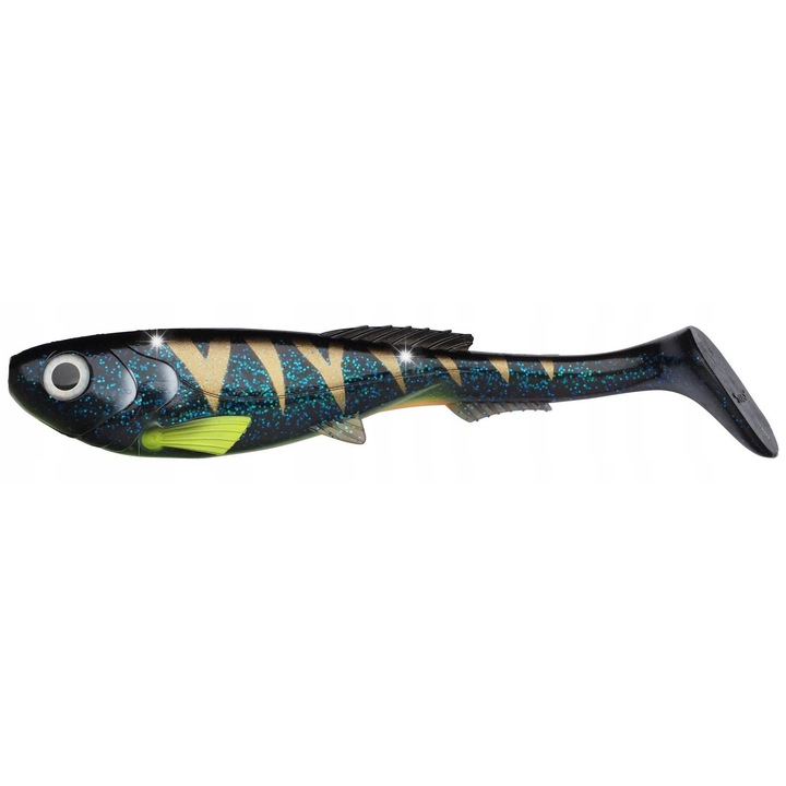 Momeli artificiale ABU GARCIA Beast Paddletail 21cm, Shadow Tiger, 4 bucati, 94g