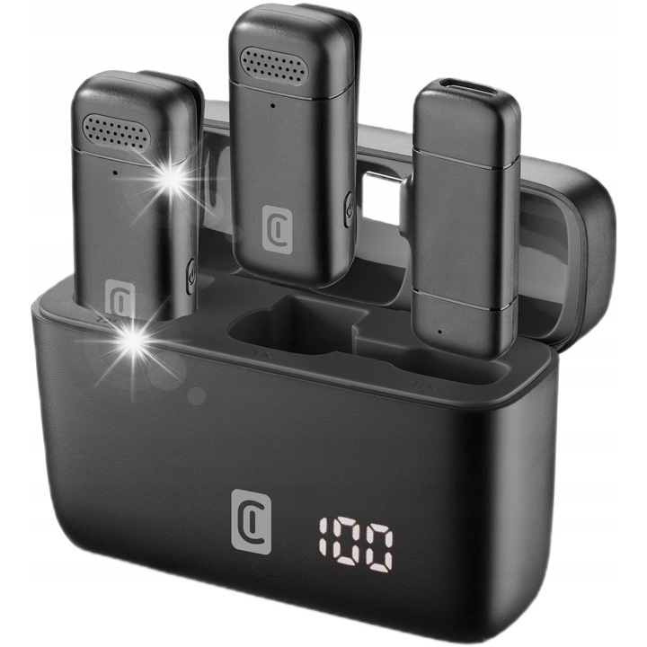 Комплект микрофони Talk Pro, безжични, многоцветни, USB-C