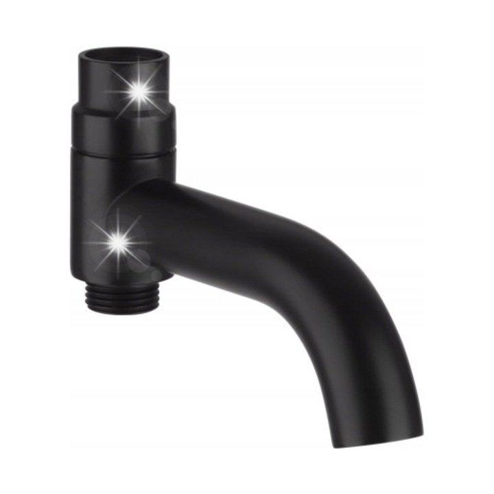 Sanitér csaptelep, KFA Armatura, forgatható, 3 funkció, fekete