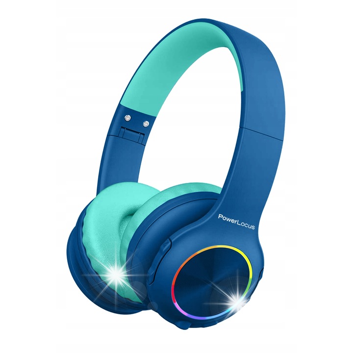PowerLocus PLED fejhallgató, Bluetooth 5.3, 40mm