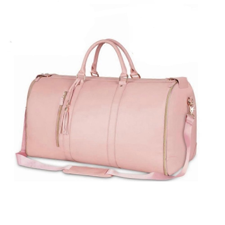 Összecsukható PU bőr utazótáska nőknek, ideális üzleti utazásokhoz, nagy méretű