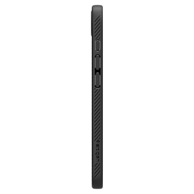 Husa Spate Spigen Liquid Air Compatibila Cu iPhone 17e, Materiale Premium, Silicon - Matte Black, Kit Upzz® Inclus