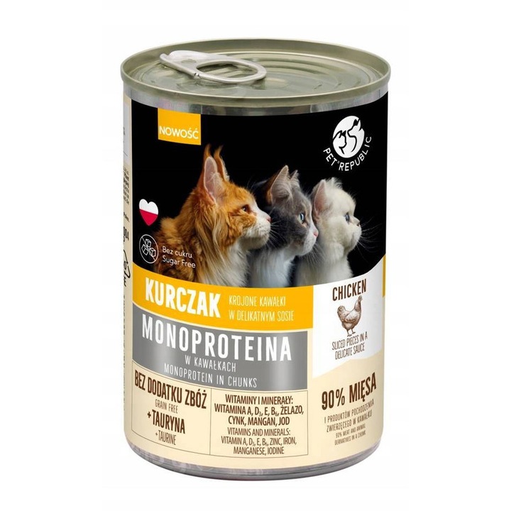 Храна за котки PetRepublic с пилешко 400 г