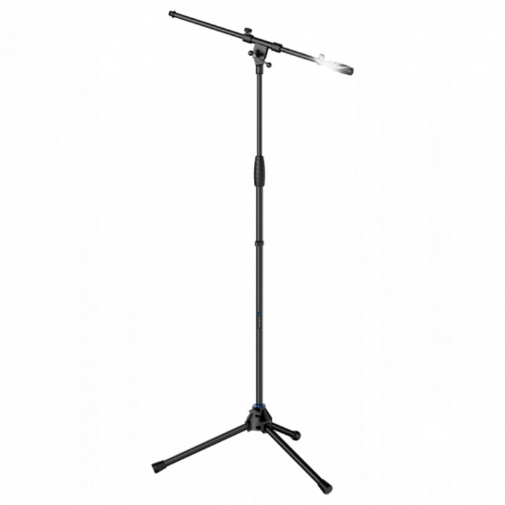 Стойка за микрофон Roxtone PMS110, регулируема, черна, 100x169см