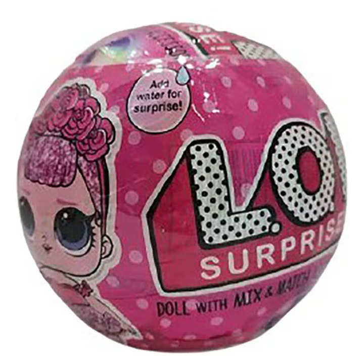 Balon cu Surprize, PENDAN Papusa LOL, 7 surprize, 32cm, multicolor, bila, serie 13