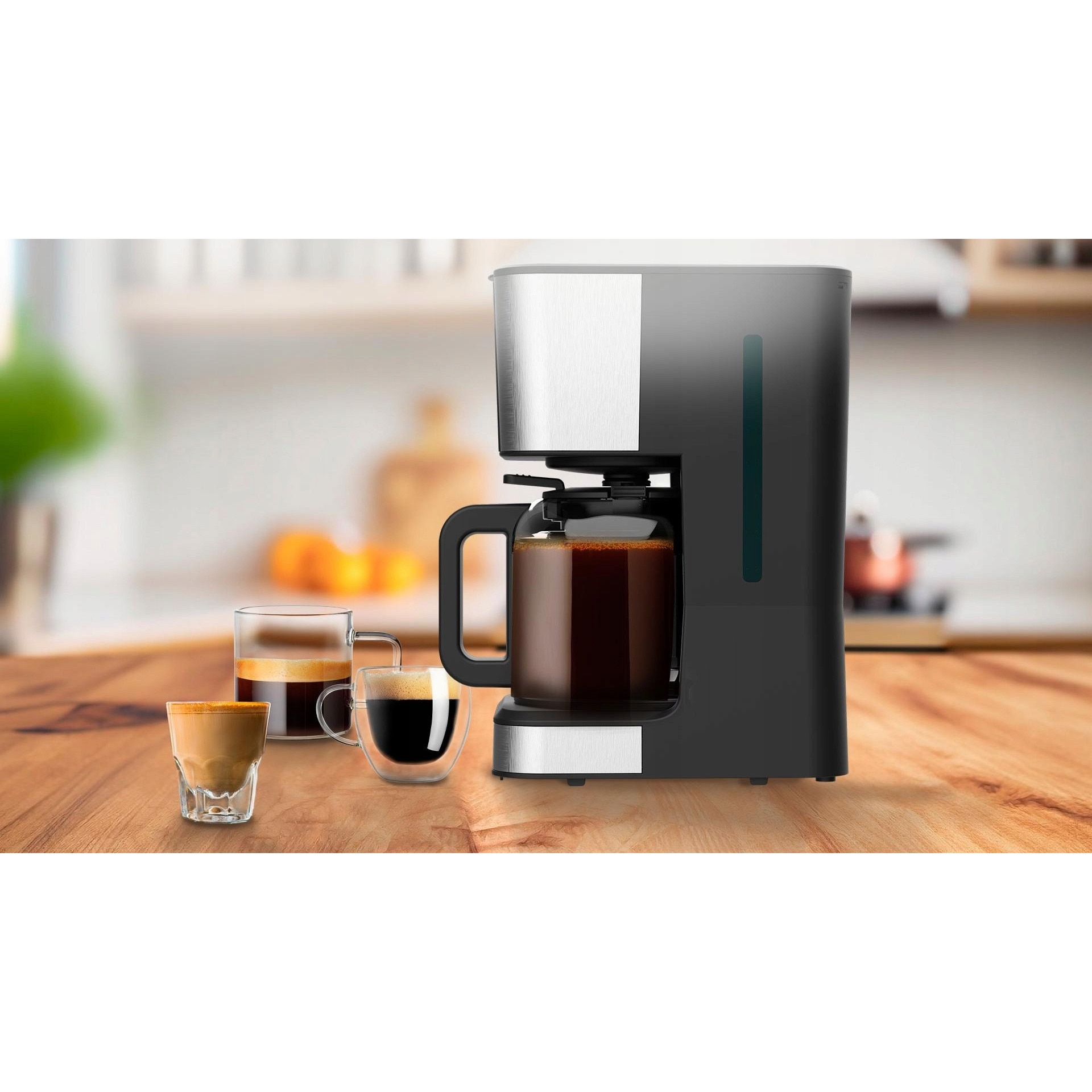 Cafetiere Cecotec Coffee 66 Drop & Touch, 950W, 1.5l, negru, pentru 12 cani