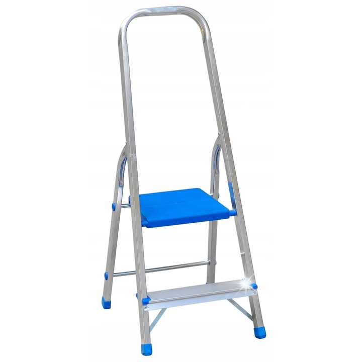 Drabex 1101 munkalétra, 2 fokos, alumínium, 2,39m, 150kg