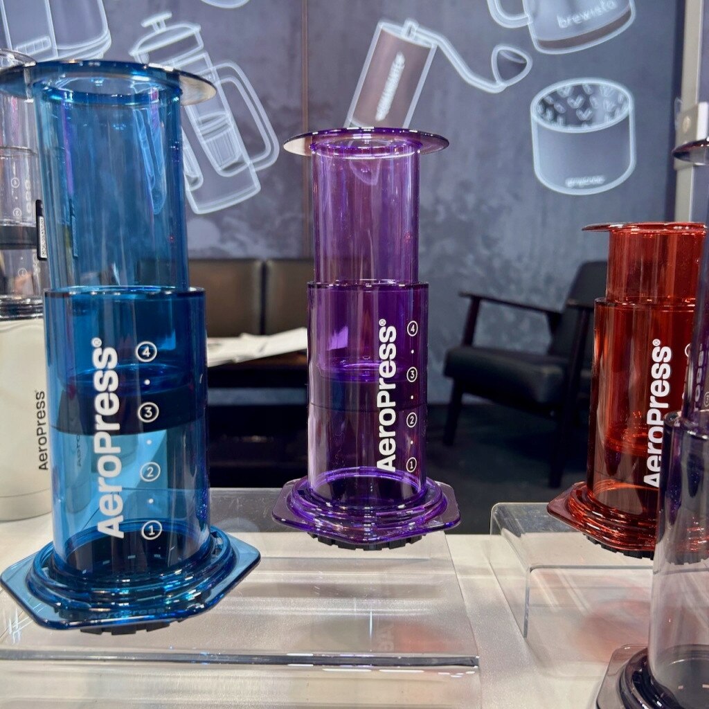 Cafetiere AeroPress Clear Purple, 100 filtre, fiolet, Tritan