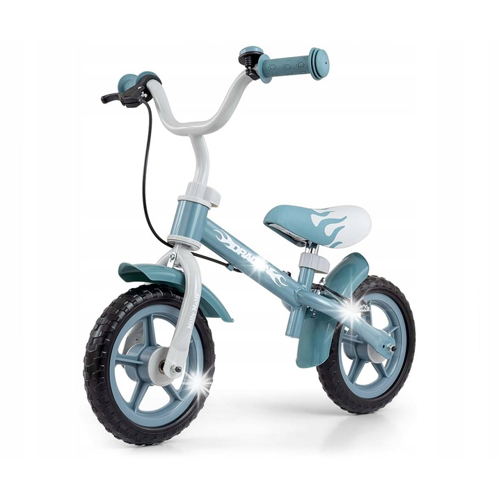 Milly Mally Dragon futóbicikli, fék, 10" kerekek, farmer, 2-4 év