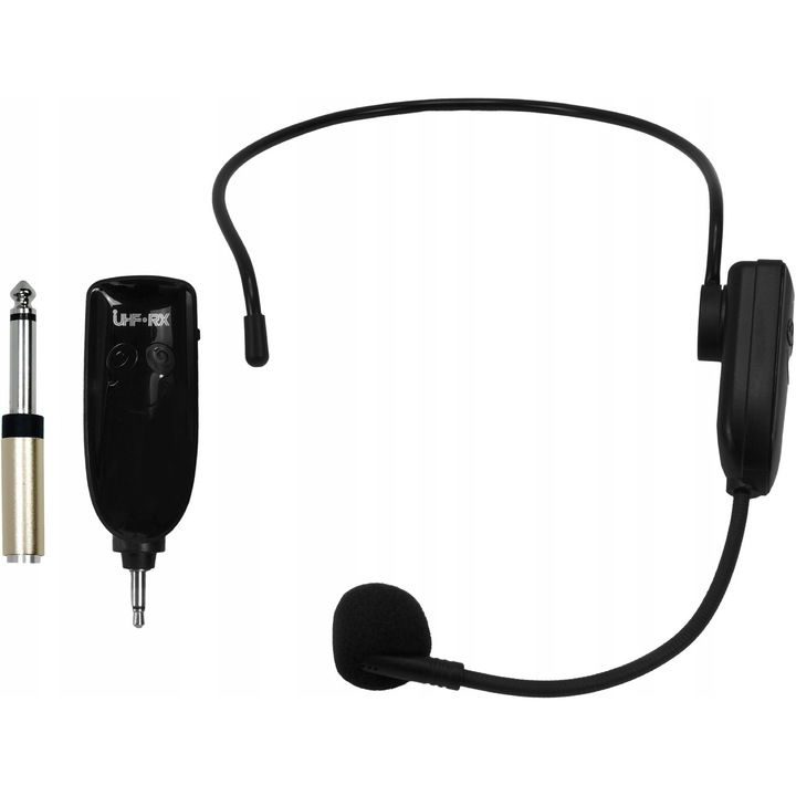 MusicMate vezeték nélküli mikrofon, MM-620, kardioid, 50m, fekete