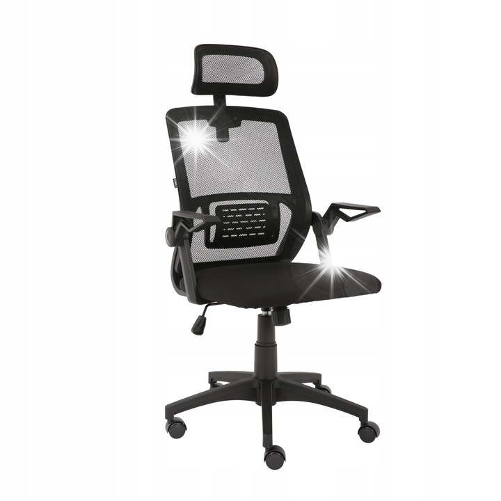 Cobra HF301BK fotel, fekete, irodai szék