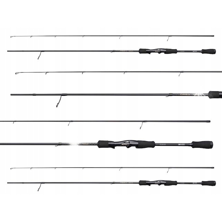 Lanseta pescuit Orra, Abu Garcia, 2,74m, 7-28g, 2 sectiuni, actiune extra rapida