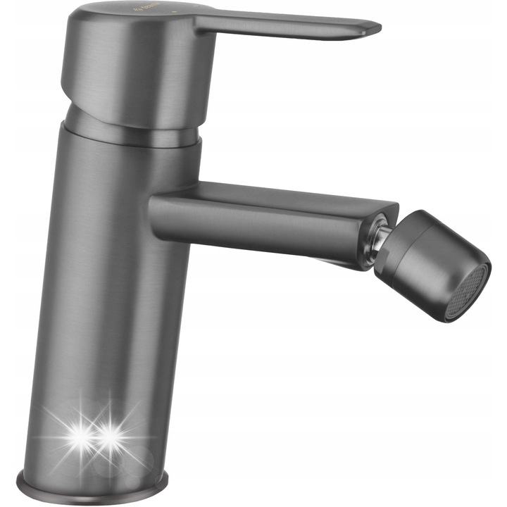 Deante Arnika bidé csaptelep, egykaros, titán, 145mm, 4-9 l/min