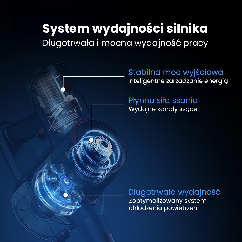 Aspirator vertical BERGMANN HAX 120, 3 nivele de putere, filtru HEPA, 450 W, 700 ml, 45 min autonomie, incarcare prin statie de perete