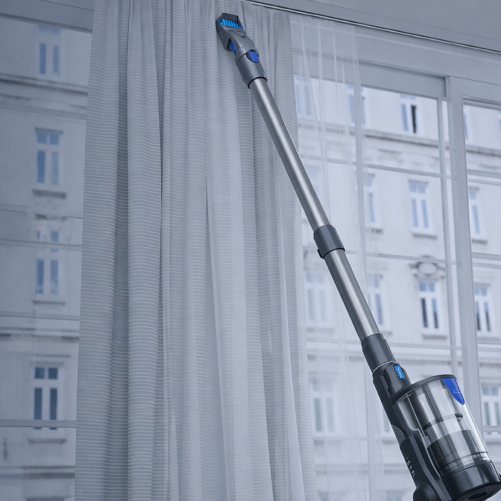 Aspirator vertical BERGMANN HAX 121, 450 W, filtr HEPA, 3 nivele putere, 28 kPa, 650 ml, 2500 mAh, 45 min autonomie