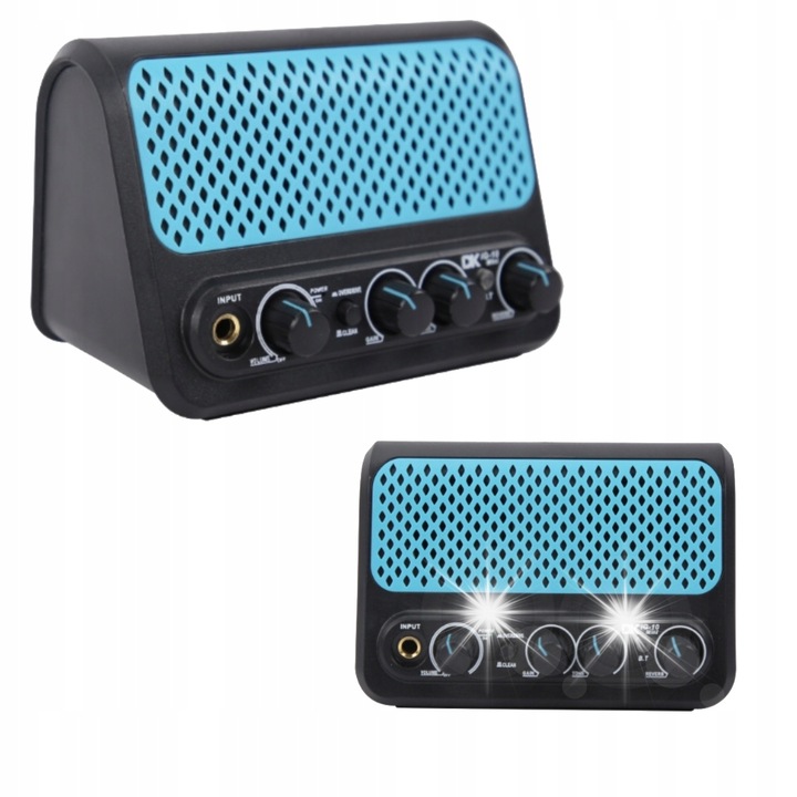 Amplificator electric pentru chitara DK Technology iG-10Mini, 10W, Bluetooth 5.0, 2600 mAh, 160x105x110mm