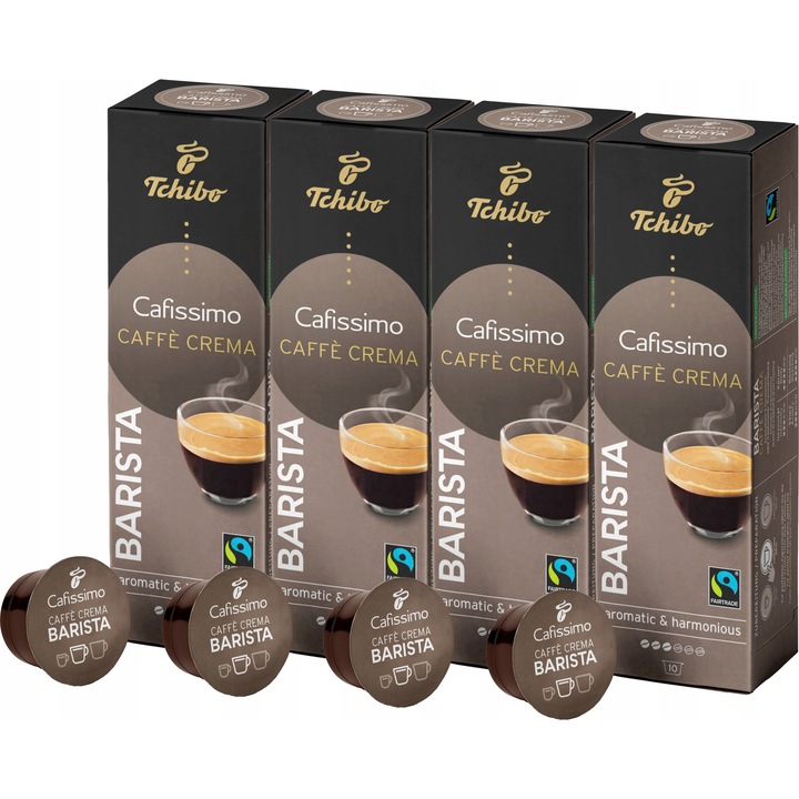Cafe Tchibo Cafissimo Barista Crema, 100% Arabica, 40 capsule, 80g