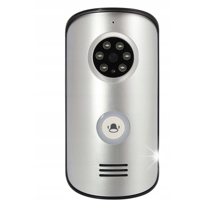 Set videointerfon EURA WVP-02A6 Argintiu-alb-negru